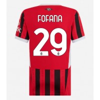 AC Milan Youssouf Fofana #29 Replica Home Shirt Ladies 2024-25 Short Sleeve